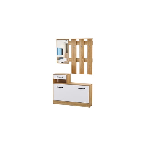 MOBILE INGRESSO MOD.RUDOLF BIANCO/ROVERE CM.100X180