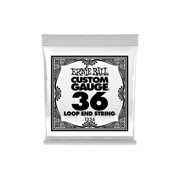 Ernie Ball 1336 Stainless Steel Wound Loop End .036