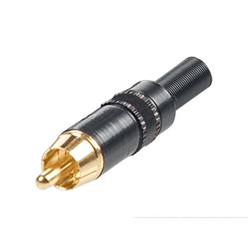 PROEL STAGE Spina volante RCA REAN, con contatti dorati e con corpo interamente in metallo.