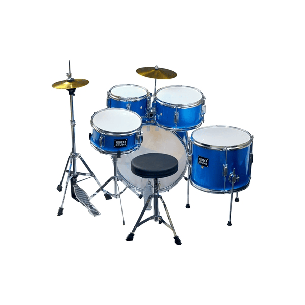 Eko Drums ED-200 Drum kit Metallic Blue - 5 pezzi