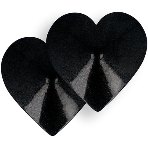 COQUETTE CHIC DESIRE™ – NIPPELABDECKUNGEN MIT SCHWARZEN HERZEN
