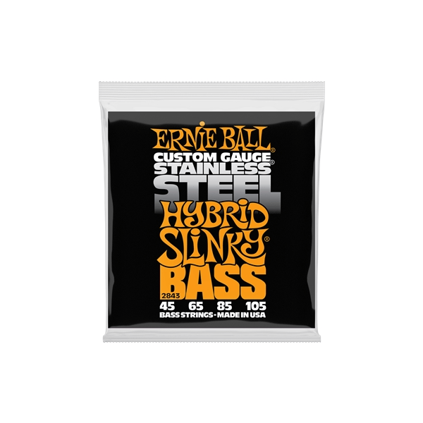 Ernie Ball 2843 Hybrid Slinky Stainless Steel 45-105
