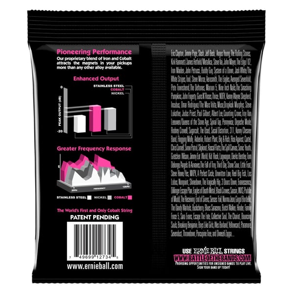 ERNIE BALL Muta per basso Cobalt Super Slinky. Modello P02734
