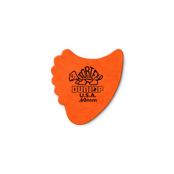 Dunlop 414R Tortex Fin Orange .60