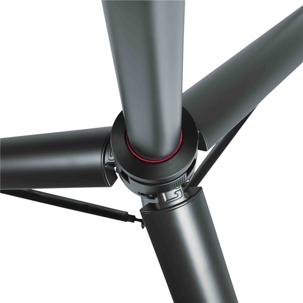 Gator Frameworks GFW-ID-SPKRSET Coppia di supporti per altoparlanti regolabili con pistone di sollevamento<br>