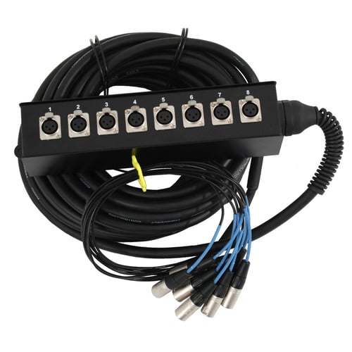 SOUNDSATION Stage box professionale 8 ingressi con cavo da 15 metri