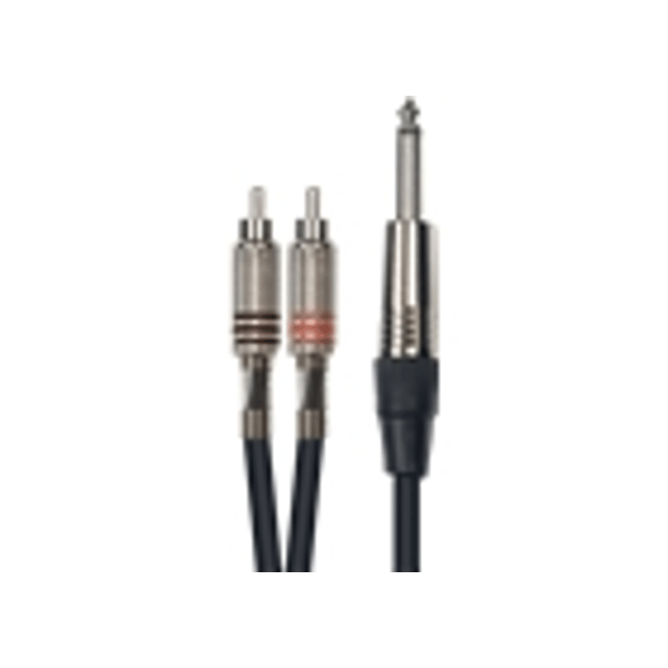 Yellow Cable K02-3 Cavo Segnale 2x RCA maschio/Jack Mono 3 m