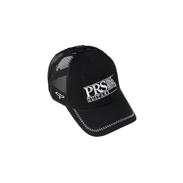 PRS Trucker Logo Hat Block Logo White