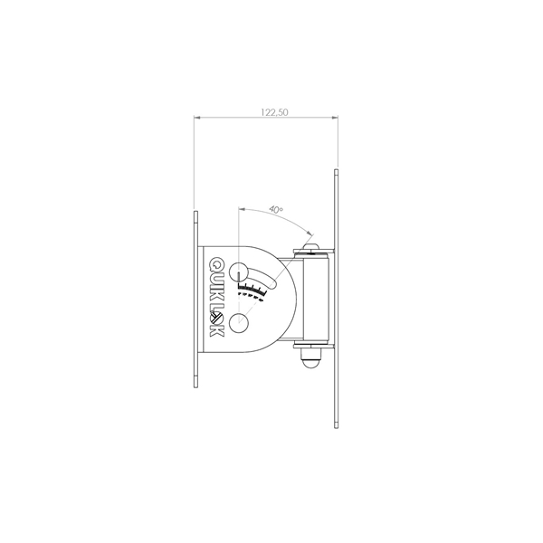Quik Lok QL/956 Coppia supporti per casse