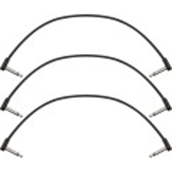Pack da 3 cavi Patch Fender Blockchain 12", Angled/Angled