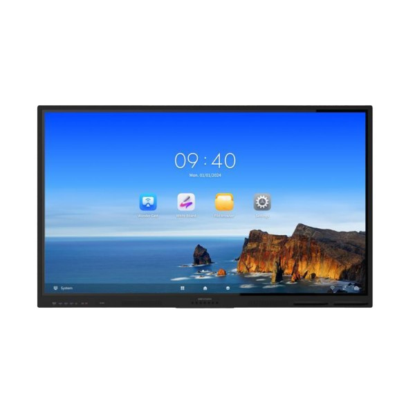 HIKVISION MONITOR INTERATTIVO DA 75" 4K TOUCH CONSISTEMA ANDROID E WIN 64GB