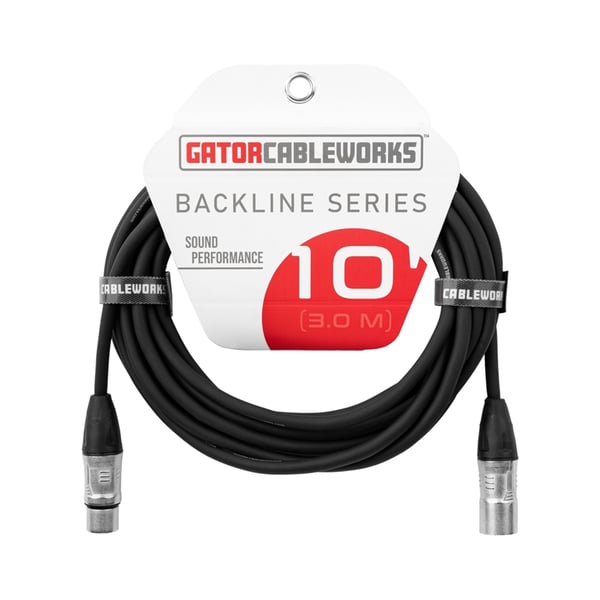 Gator Cableworks GCWB-XLR-10 Cavo XLR 3 m Serie Backline