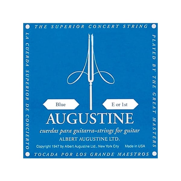 AUGUSTINE Corda per chitarra classica Classic BLUE I (MI). Modello BLUE E-1ST