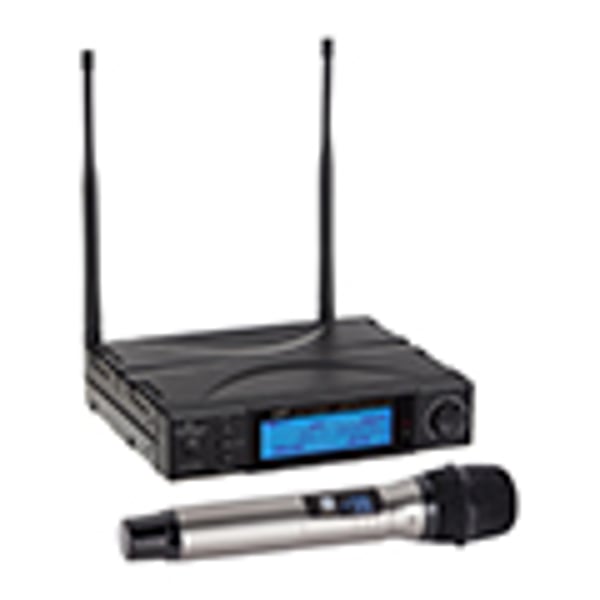 SOUNDSATION Radiomicrofono UHF True Diversity 300 canali con Microfono Palmare. Modello WF-U1300H