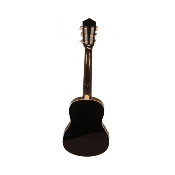 OLVEIRA CG30018BK CHITARRA CLASSICA RIDOTTA 1/8 TOP FONDO E FASCE IN TIGLIO/TASTIERA E PONTE IN ACERO/MANICO IN CATALPA/MECCANICHE NICHELATE/FINITURA LUCIDA/COLORE BLACK