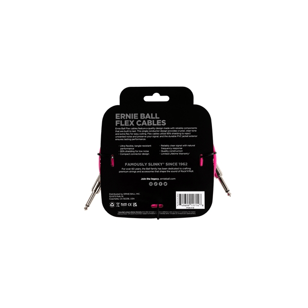 Ernie Ball Cavo flessibile 6418 rosa 6m