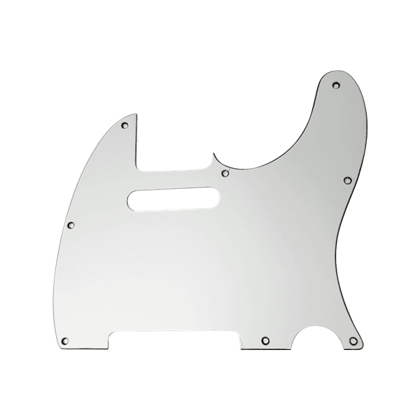 Yellow Parts EZ2101W Battipenna 3 Strati Telecaster® Style Bianco