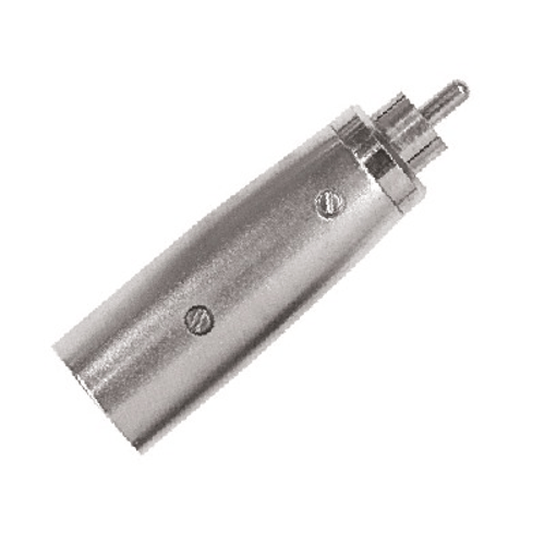 PROEL STAGE Adattatore professionale in metallo: spina XLR 3 poli -> spina RCA.