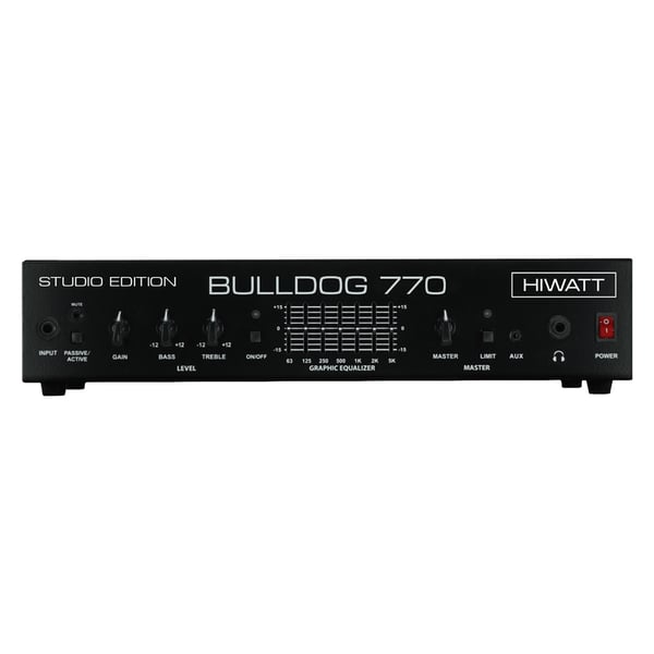 Hiwatt Bulldog 770 Studio testata per basso 770 W versione studio