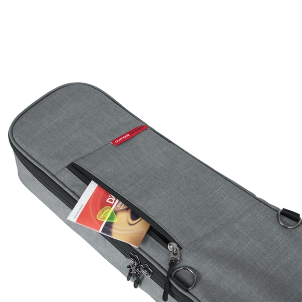 Gator Cases GT-ACOUSTIC-GRY Borsa Transit chitarra acustica Grigio chiaro
