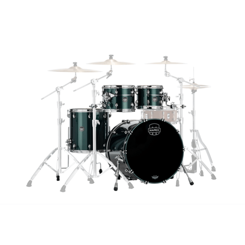 MAPEX IT SE529XMPQ SATURN EVOLUTION MAPLE ROCK 4 PEZZI BRUNSWICK GREEN