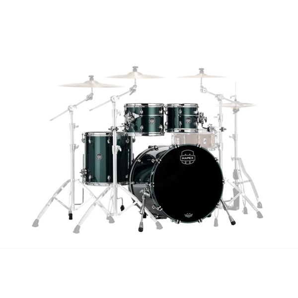 MAPEX IT SE529XMPQ SATURN EVOLUTION MAPLE ROCK 4 PEZZI BRUNSWICK GREEN
