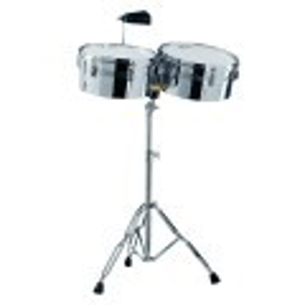 PEACE Set timbales con cowbell e supporto. Modello TB-1