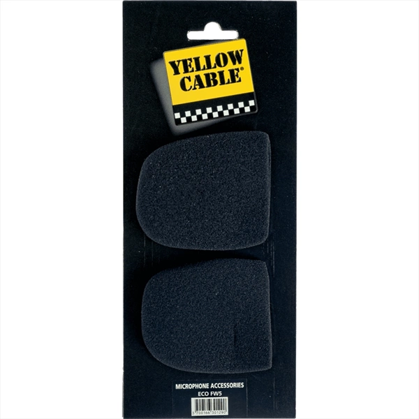 Yellow Cable FW5 Cuffia Antivento per Microfono 2 Pcs
