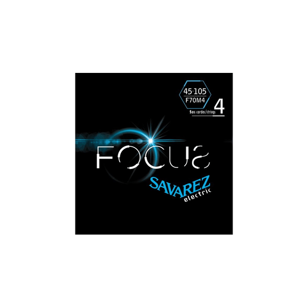 Savarez F70M4 Corde Focus per Basso Elettrico 45-105, Set/4