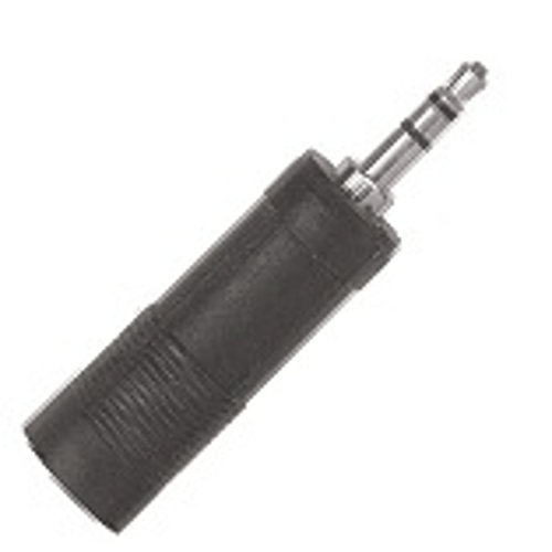 PROEL STAGE Adattatore in ABS: presa jack stereo Ø 6.3 mm. -&gt; spina jack stereo Ø 3.5 mm.