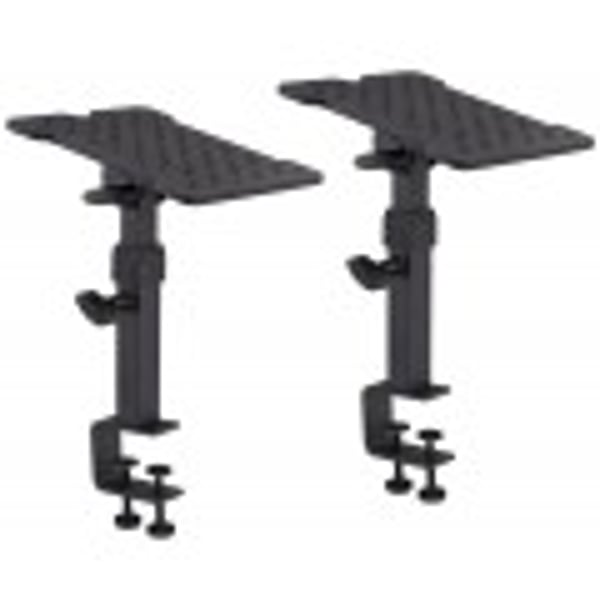 SOUNDSATION Supporto al tavolo professionale per Studio Monitor con aggancio al desktop (coppia)