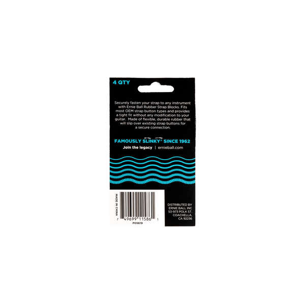 Ernie Ball 5619 Strap Blocks Blue