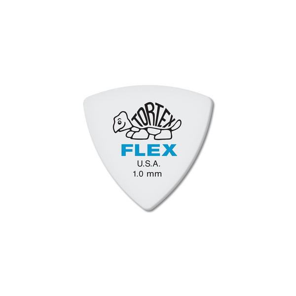 Dunlop 456R1.0 Tortex Flex Triangle 1.0 mm Bag/72