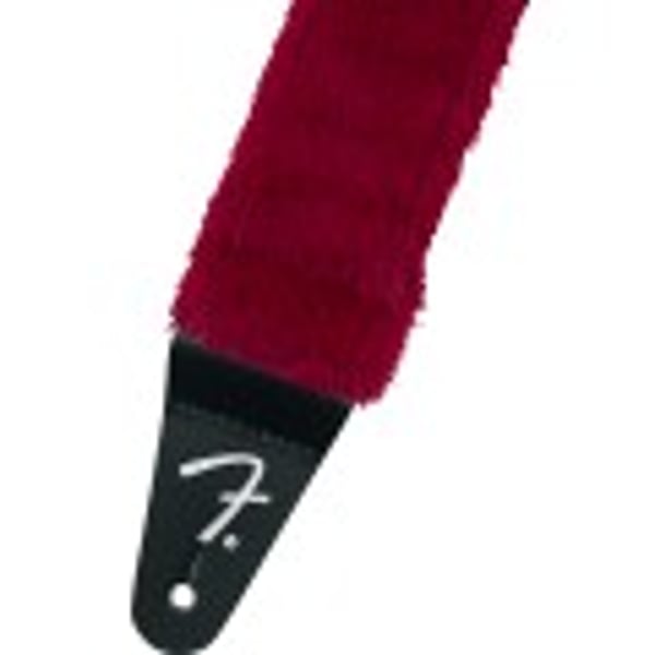 Tracolla Fender Fender Poodle Plush, Rosso