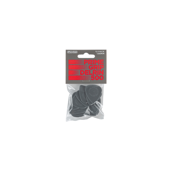 Dunlop 450P150 Prime Grip Delrin 500 1.5 mm Player's Pack/12