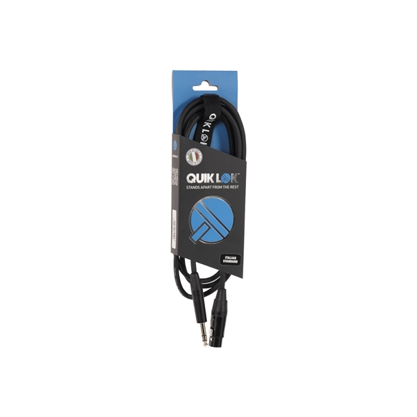 Quik Lok ITST/FJS-0,3 B XLR Femmina/Jack Stereo 30 cm