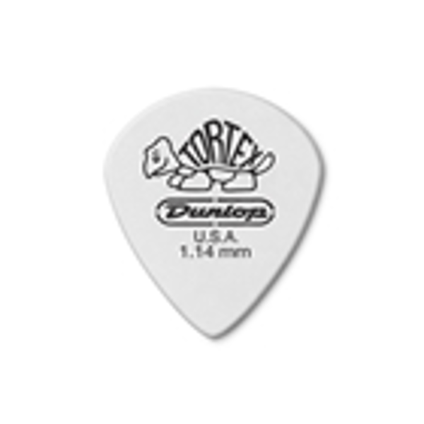 Dunlop 478P1.14 TORTEX WHITE JAZZ III, 1.14MM