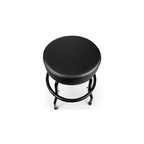 Martin & Co. Tone on Tone Black Barstool