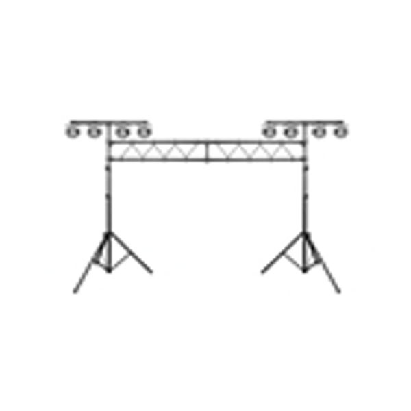 Gator Frameworks GFW-LIGHT-LT1 Sistema truss americane per luci in alluminio leggero&lt;br&gt;