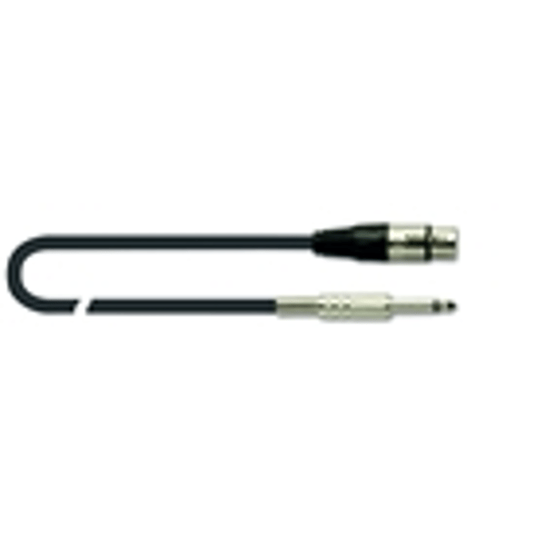 Quik Lok MX/777-3 Cavo XLR Femmina/Jack Mono