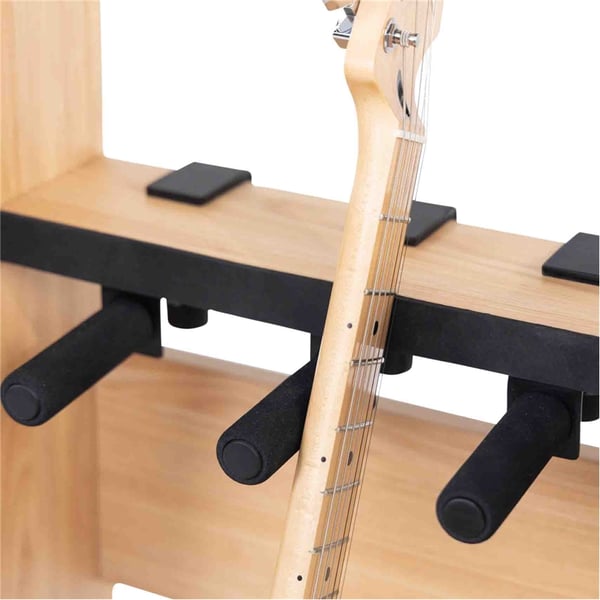 Gator Frameworks GFW-ELITEGTR5RK-MPL Rack per chitarre 5-7 posti in finitura Natural Maple Matte<br>