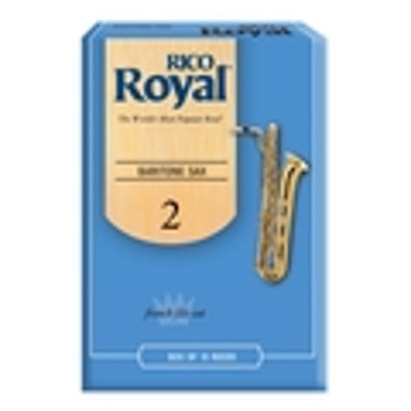 RICO Ance per Sax Baritono in Mib Royal, Misura 2.0, confezione 10 pz. Modello RLB1020