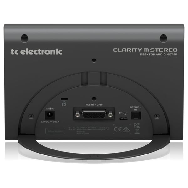 TC ELECTRONIC CLARITY M STEREO DESKTOP AUDIO METER MISURATORE DI LIVELLO STEREO DISPLAY HD 7"