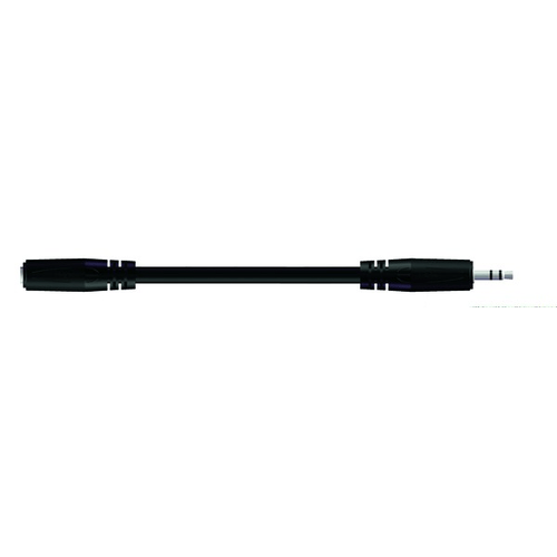 PROEL STAGE Cavo bilanciato EXTENSION con connessioni stampate PROEL jack Stereo Ø 3.5 mm - presa jack Stereo Ø 3.5 mm. Lunghezza: 3 metri. Colore disponibile: Nero. Altre lunghezze disponibili: visualizzare le specifiche tecniche