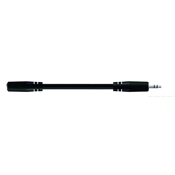 PROEL STAGE Cavo bilanciato EXTENSION con connessioni stampate PROEL jack Stereo Ø 3.5 mm - presa jack Stereo Ø 3.5 mm. Lunghezza: 3 metri. Colore disponibile: Nero. Altre lunghezze disponibili: visualizzare le specifiche tecniche