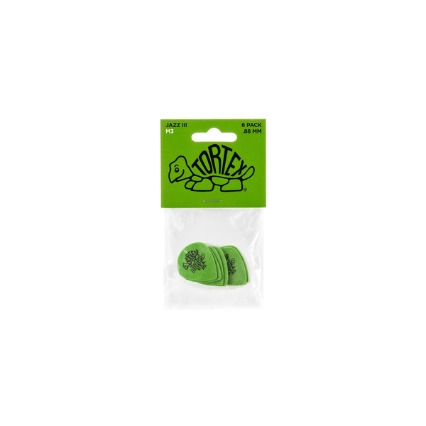 Dunlop 472PM3 Tortex Jazz III M3 Medium Player's Pack