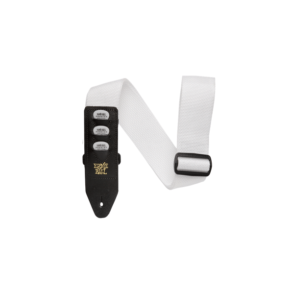 Ernie Ball 4259 Pickholder Strap White