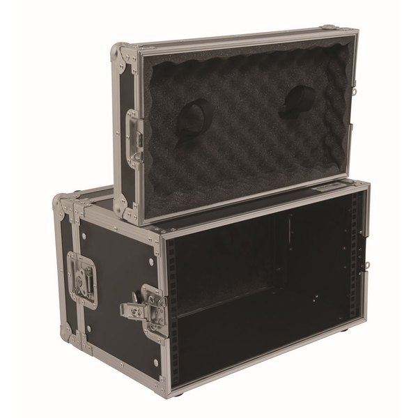 PROEL STAGE Flight case professionale 6U a rack 19', profondità utile corpo 25cm.