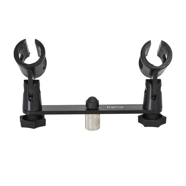 Gator Frameworks GFWMIC1TO2 Supporto barra microfonica 1 a 2