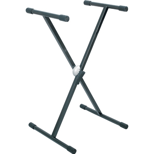 PROEL STAGE Supporto professionale per tastiera a singolo livello con sistema di regolazione SNAP LOCK. Convertibile in supporto a due livelli usando l'articolo EL450.